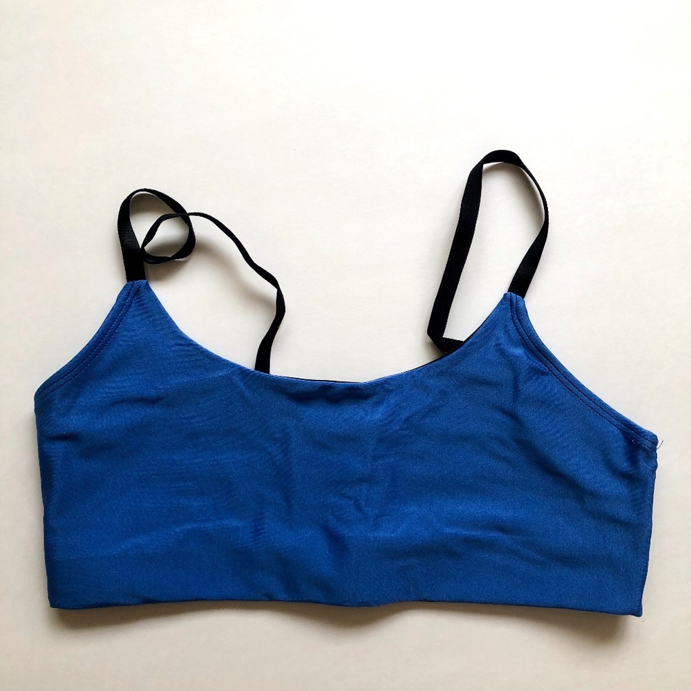 Zara Terez Athletic Bra in Blue/ Black